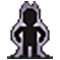 silhouette of a person with a glowing outline